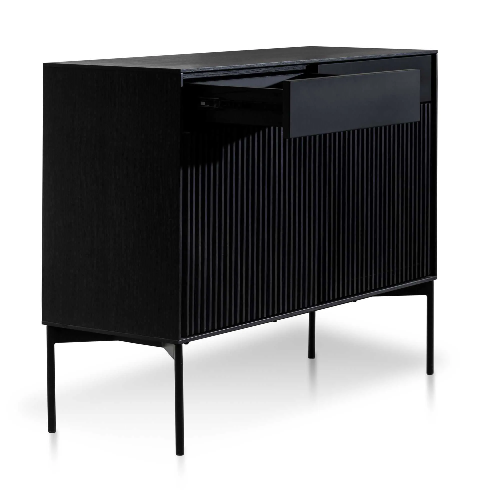 110cm Sideboard Unit - Black Oak