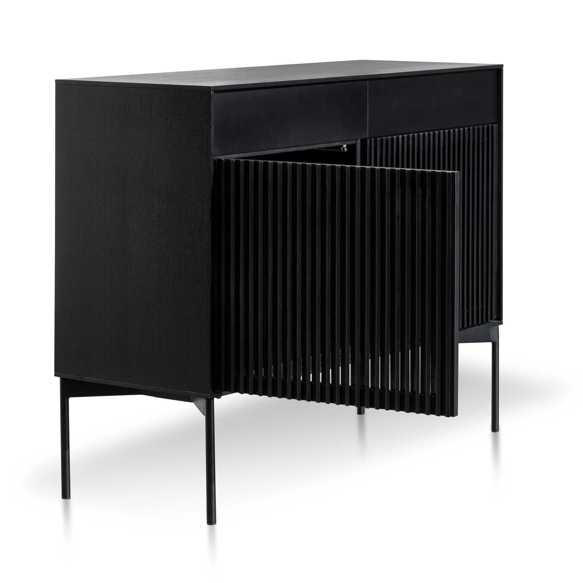 110cm Sideboard Unit - Black Oak