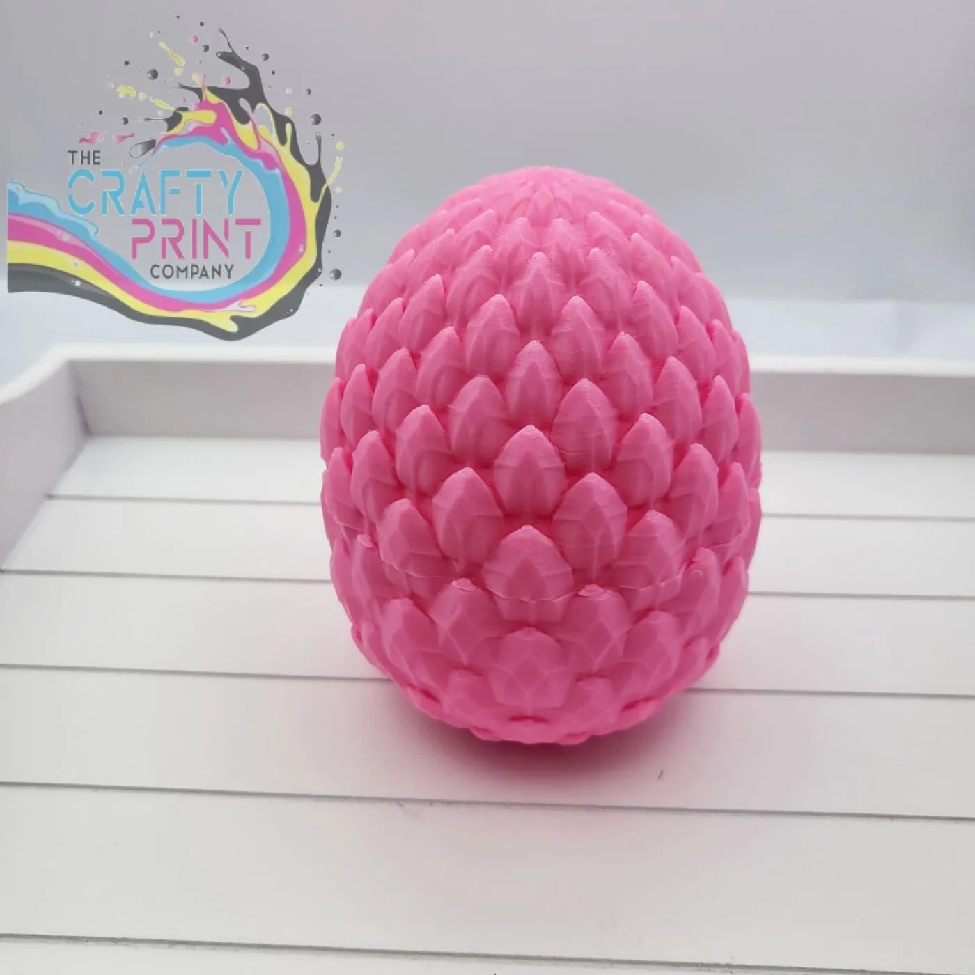 3D Printed Dragon Egg with Dragon Scales