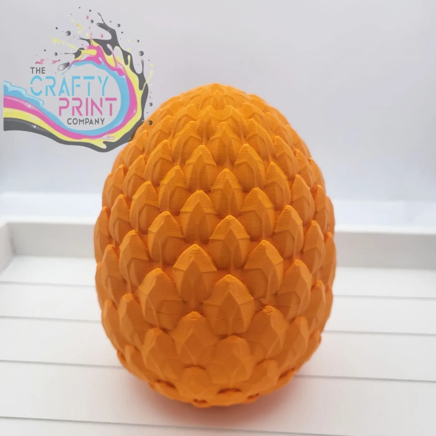 3D Printed Dragon Egg with Dragon Scales