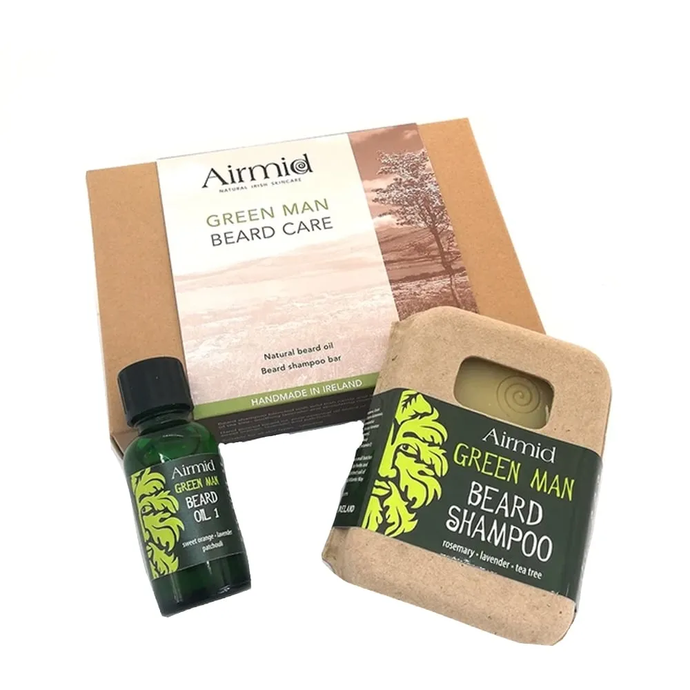 Airmid Green Man Beard Care Gift Set