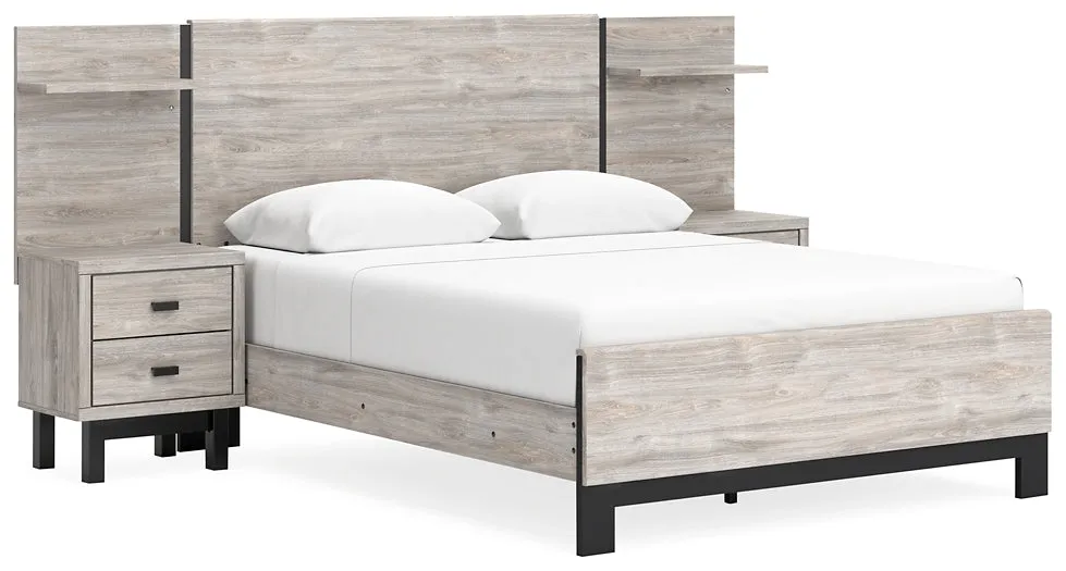 Ashley Express - Vessalli Queen Panel Bed with Extensions