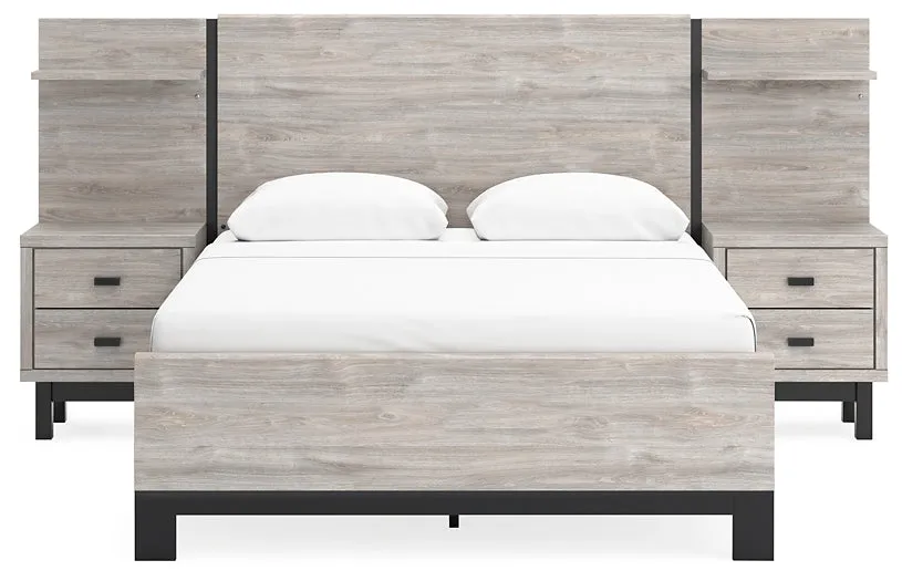 Ashley Express - Vessalli Queen Panel Bed with Extensions