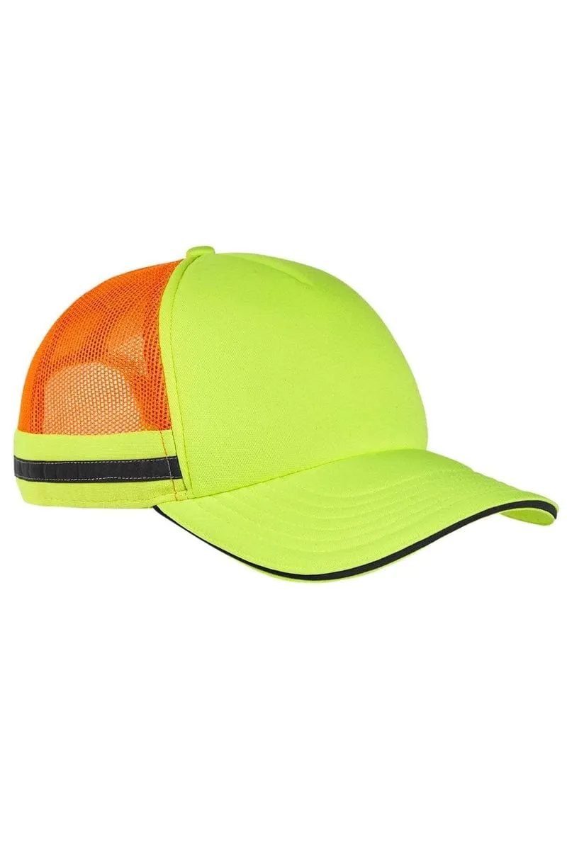 Big Accessories BA661: Safety Trucker Cap