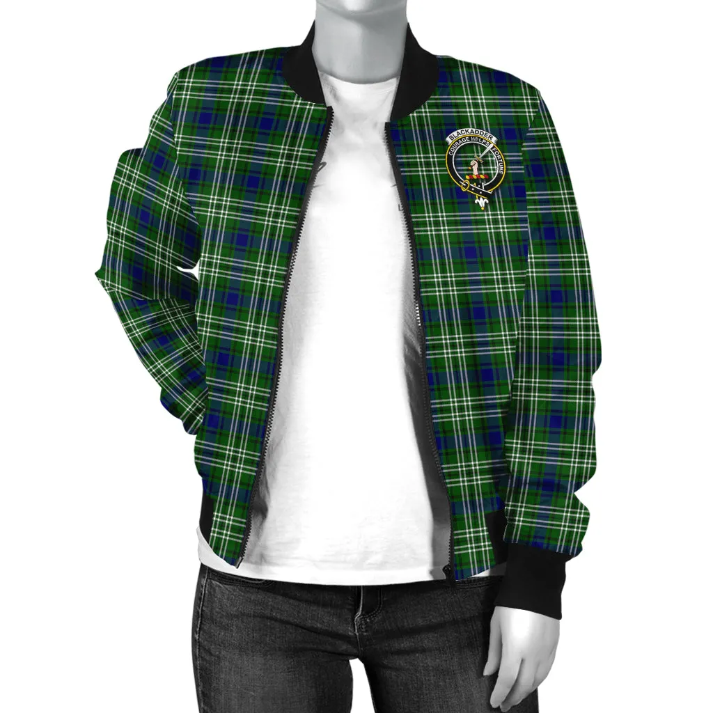 Blackadder Tartan Bomber Jacket with Family Crest