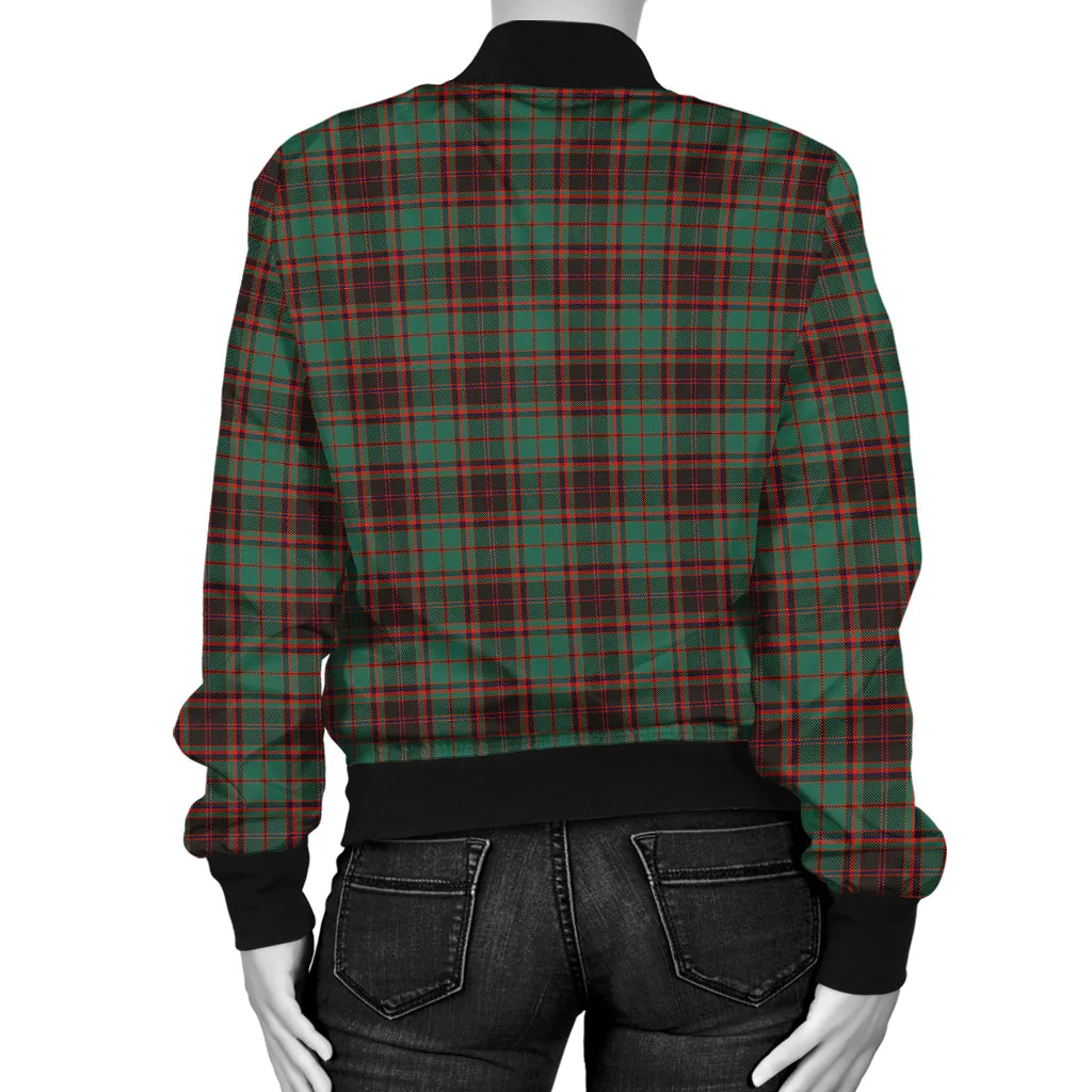 Buchan Ancient Tartan Bomber Jacket with Family Crest