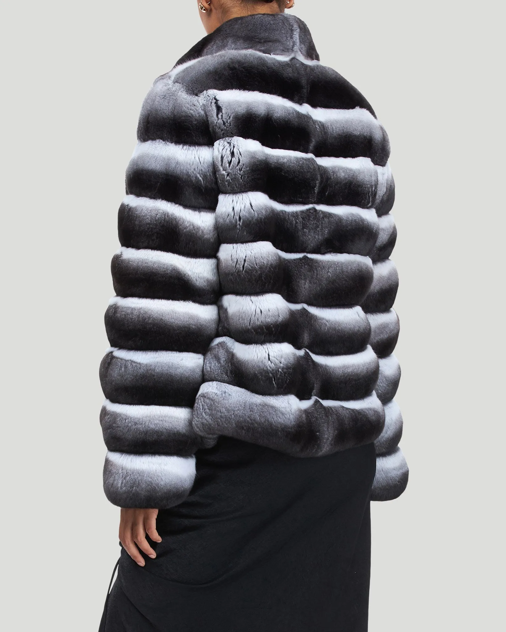 Classic Chinchilla Fur Jacket