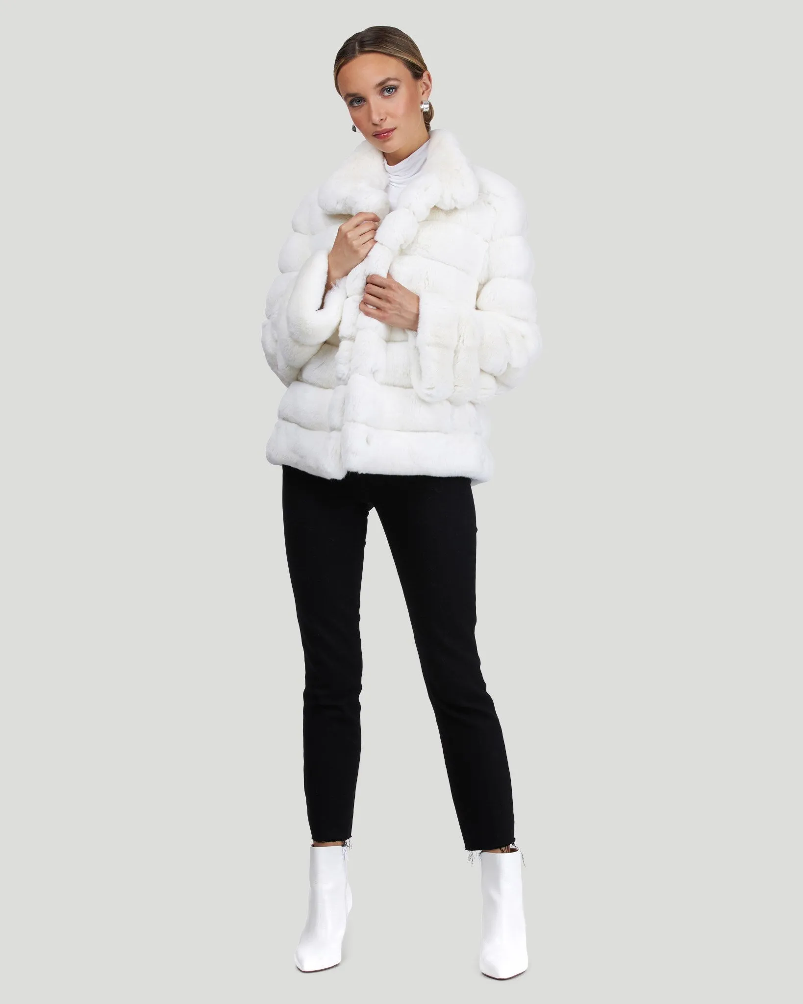 Classic Chinchilla Fur Jacket