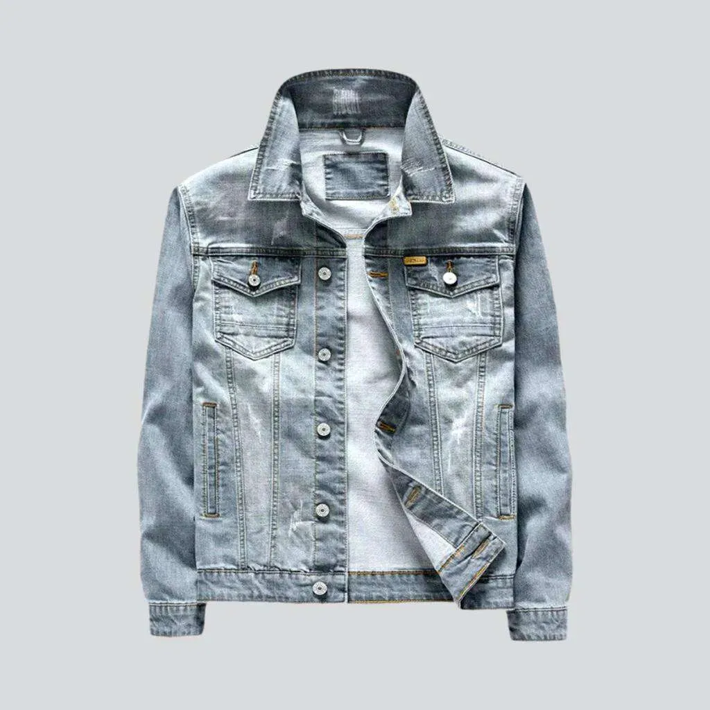 Classic men's jean jacket