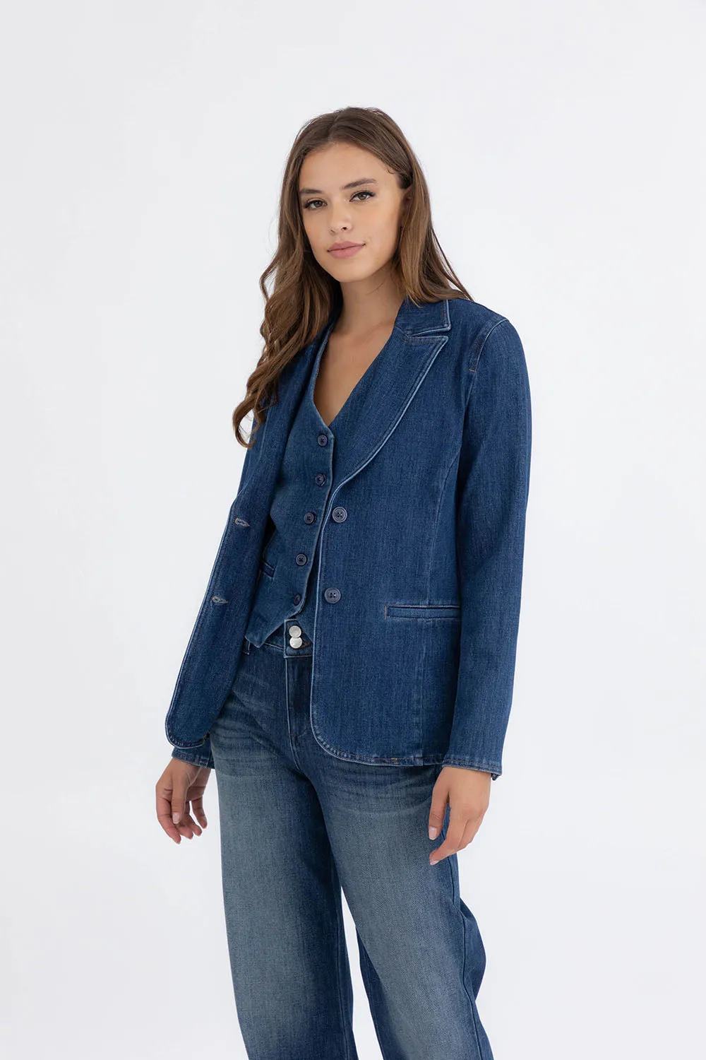 Coco Denim Blazer