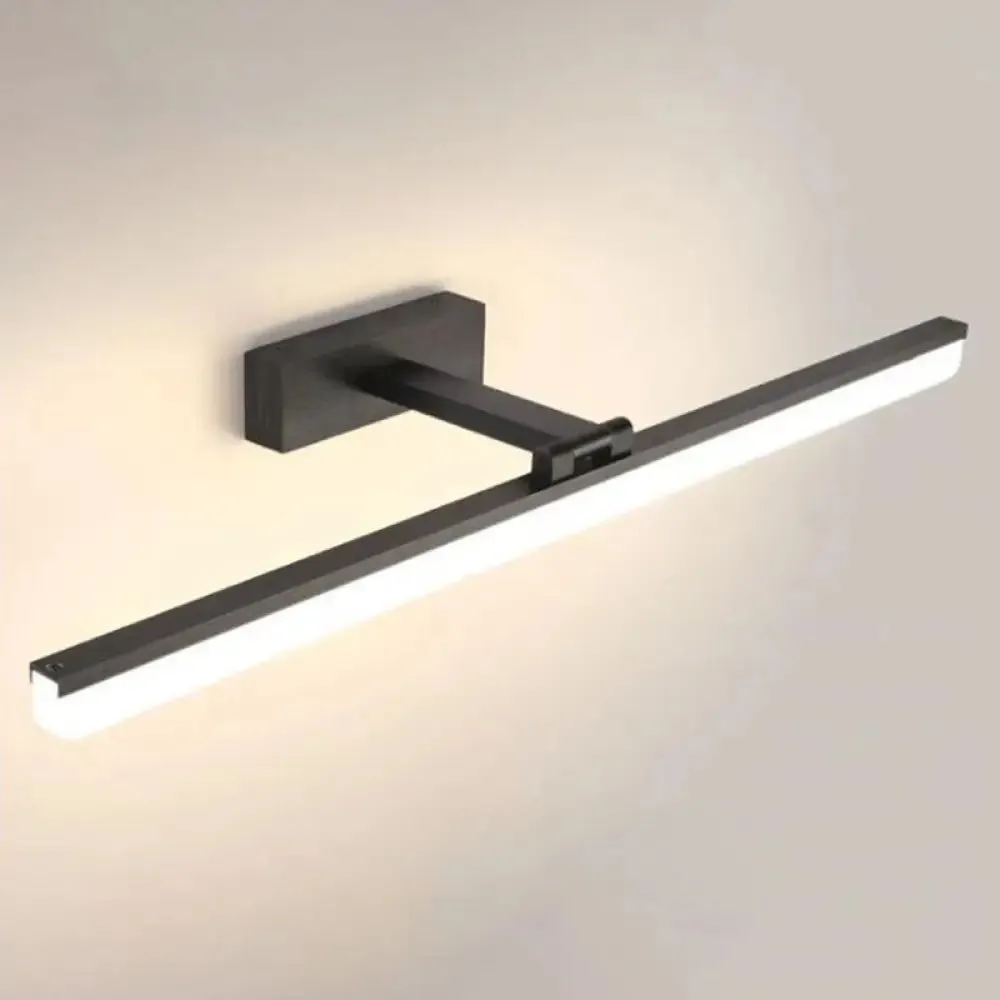 Contemporary LED Wall Vanity Sconce - Metal Design, Stylish Bathroom Lighting