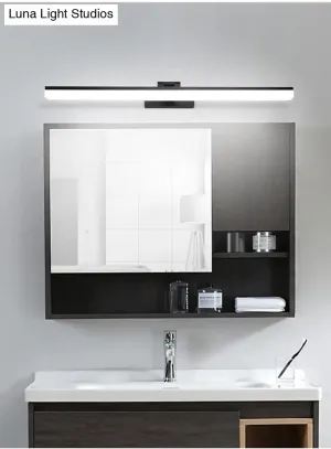 Contemporary LED Wall Vanity Sconce - Metal Design, Stylish Bathroom Lighting