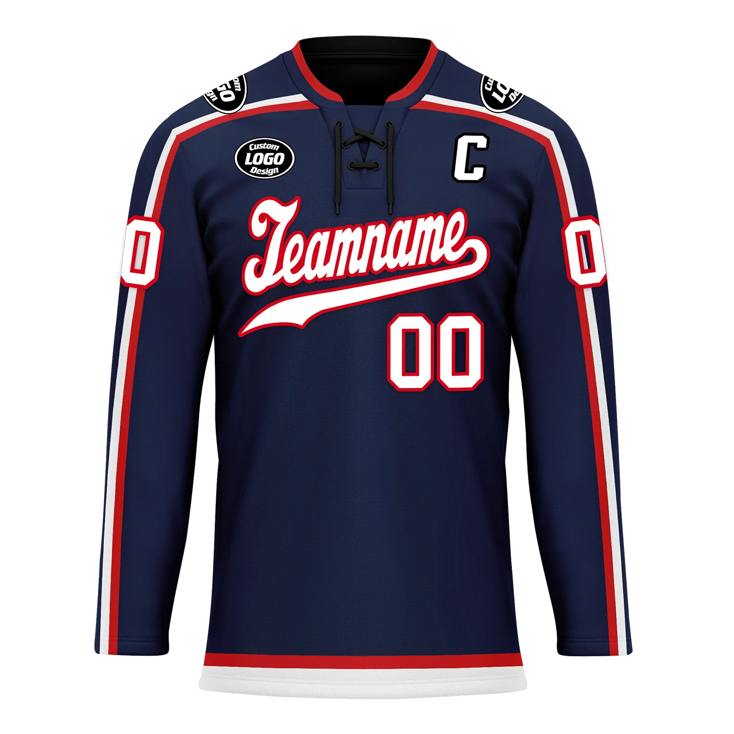 Custom Blue Personalized Hockey Jersey HCKJ01-D0a70fb