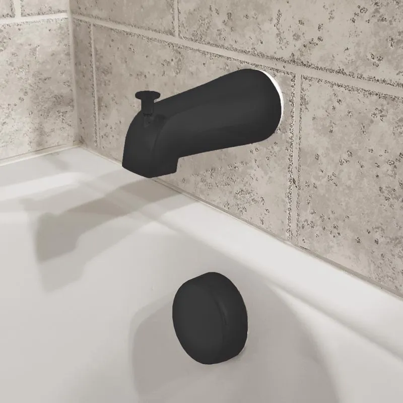 Danco Matte Black Deck Mount Tub Faucet