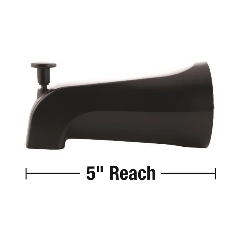 Danco Matte Black Deck Mount Tub Faucet