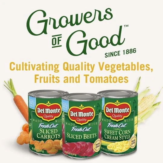 Del Monte Cut Green Beans, Canned Vegetables, 28 oz Can