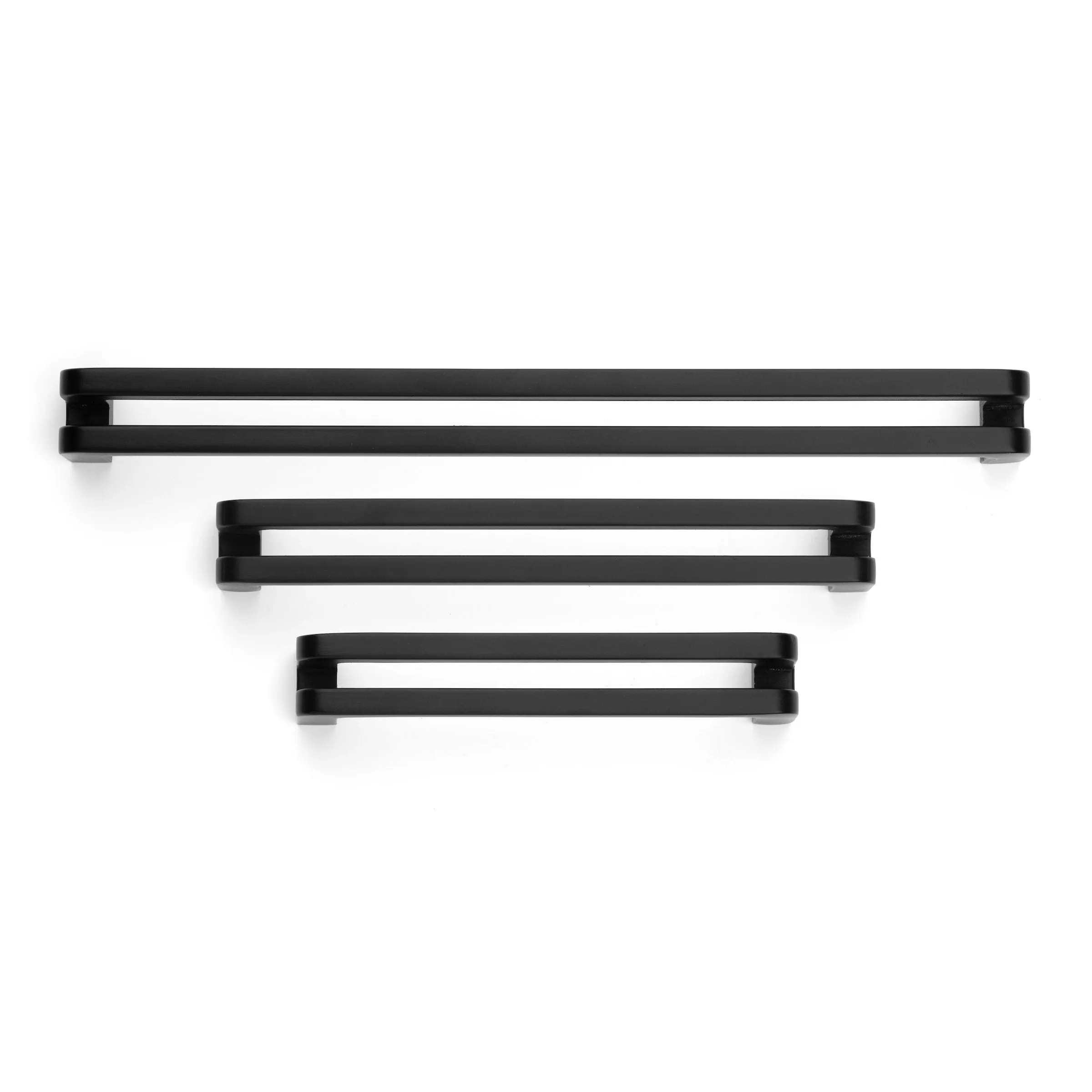 Diversa Limited Edition Matte Black 3-3/4" (96mm) Reveal Cabinet Drawer Pull - 10 PACK