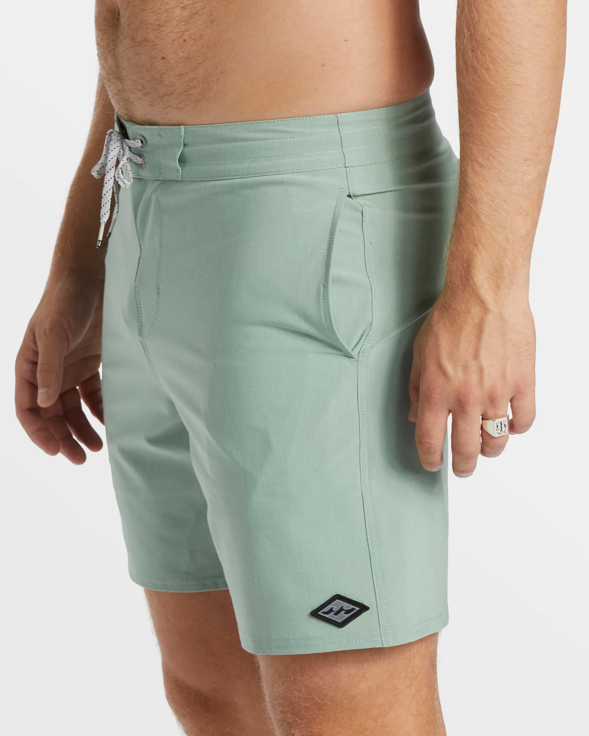 Every Other Day Lo Tide 17" Boardshorts - Sage