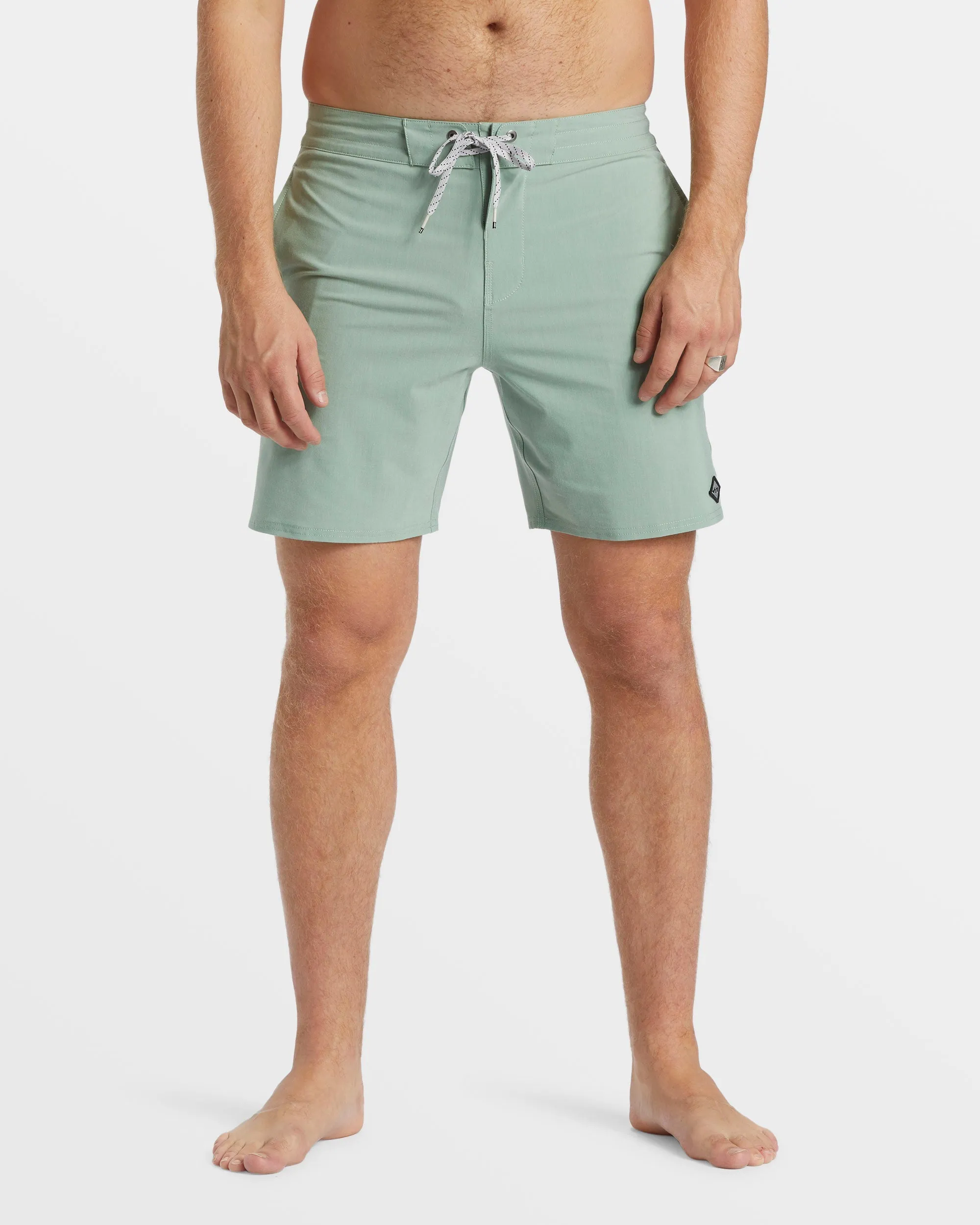 Every Other Day Lo Tide 17" Boardshorts - Sage