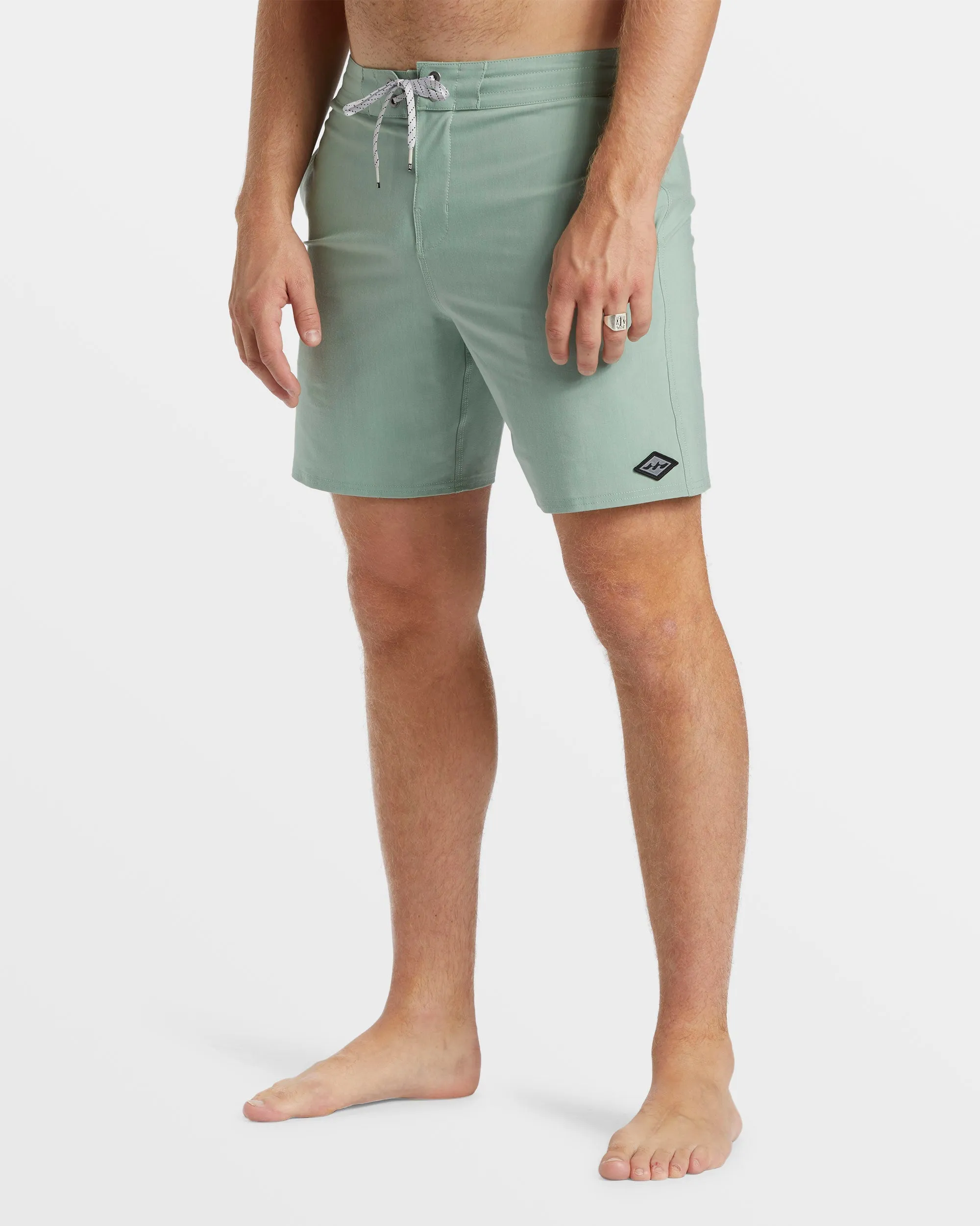 Every Other Day Lo Tide 17" Boardshorts - Sage