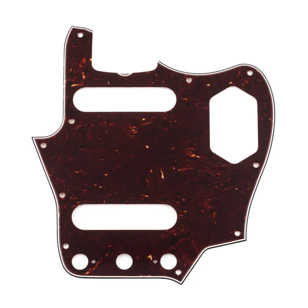 Fender - Pure Vintage Pickguard, '65 Jaguar®, 10-Hole Mount, Brown Shell, 3-Ply