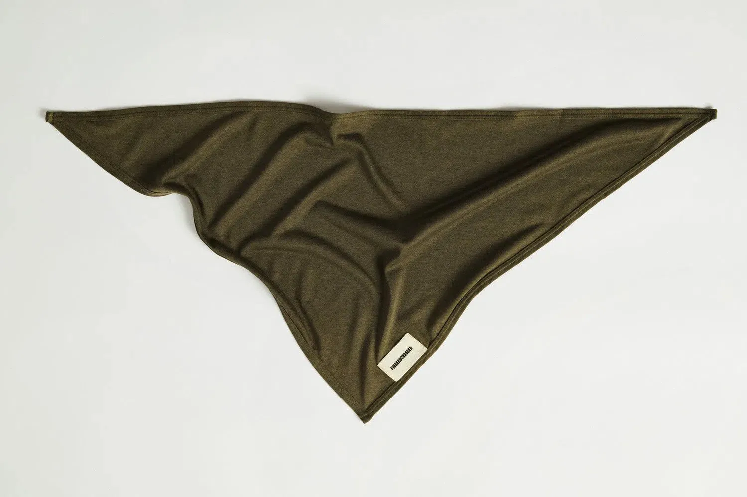 FINGERSCROSSED Bandana Triangle Scarf - Olive