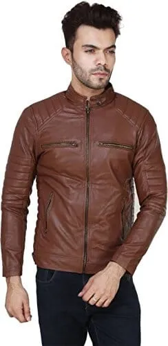 Garmadian Pu Leather Jacket for Men