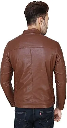 Garmadian Pu Leather Jacket for Men