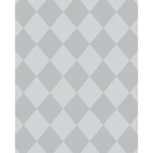 Gray Argyle Printed Backdrop