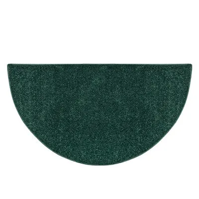 Green Polyester Canyon Hearth Rug