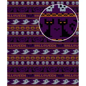 Halloween Sweater Printed Backdrop