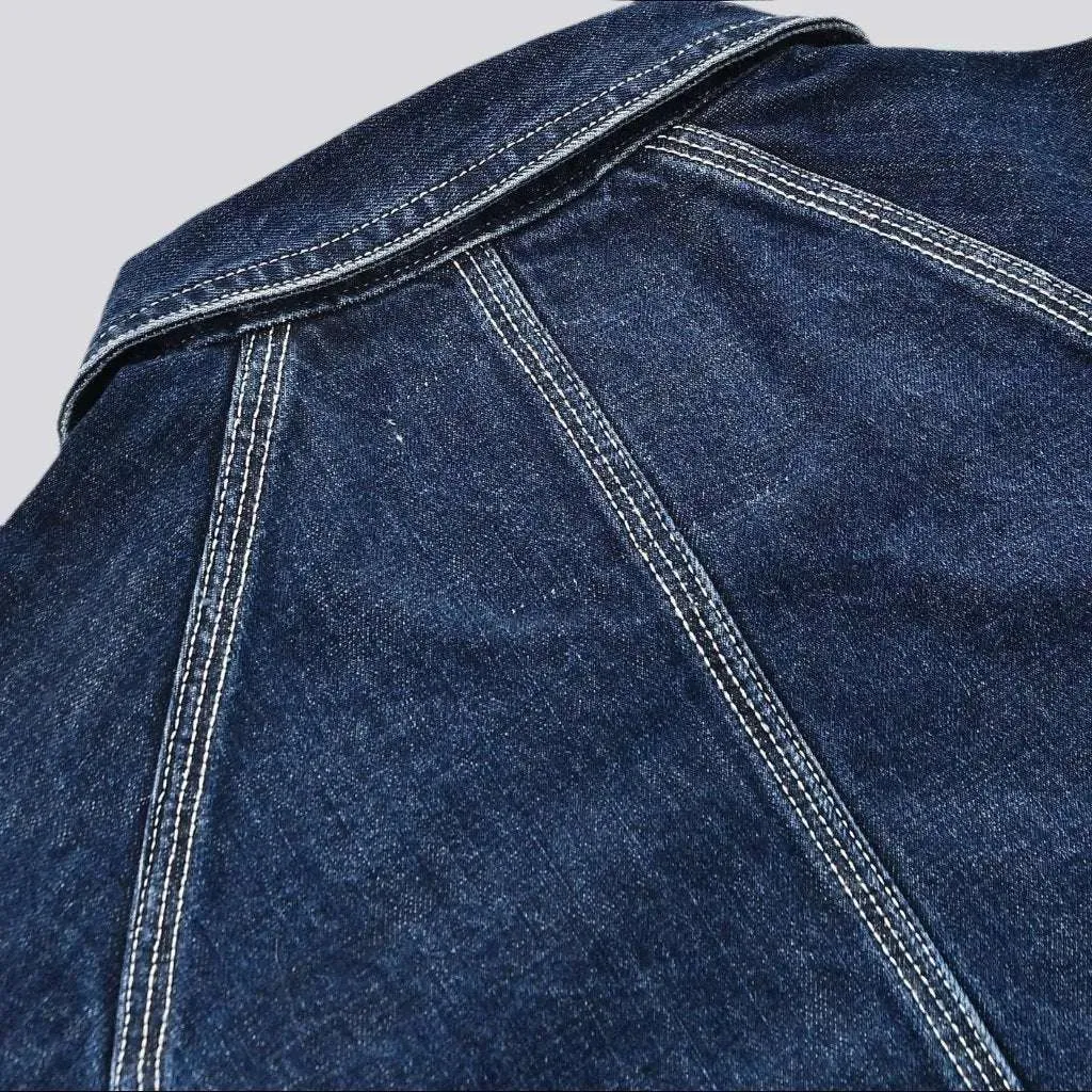 High quality chore selvedge jeans jacket