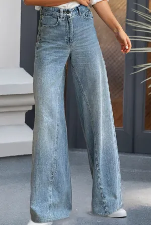 HIGH RISE EXTRA WIDE LEG JEANS