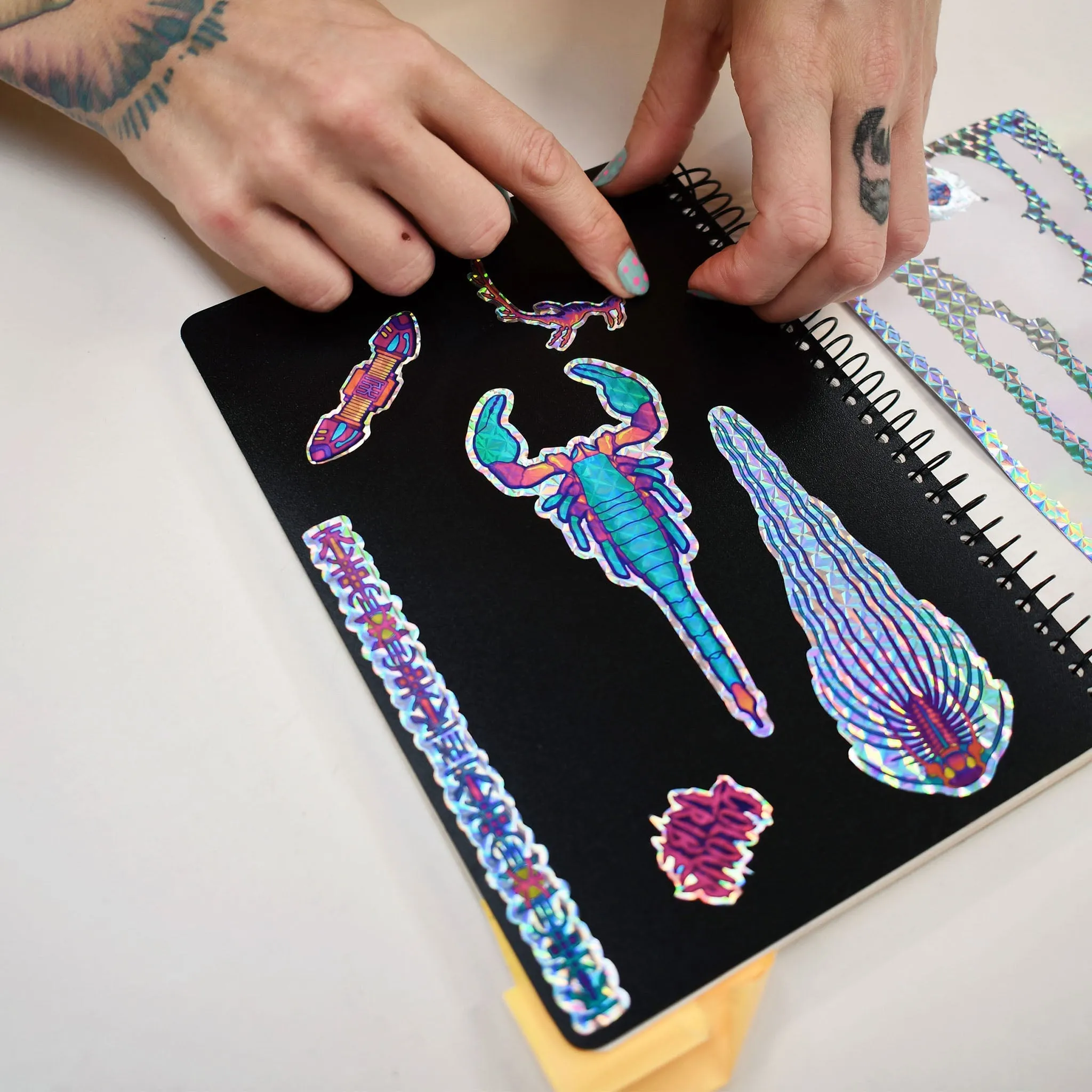 HOLOGRAPHIC STICKER SHEET