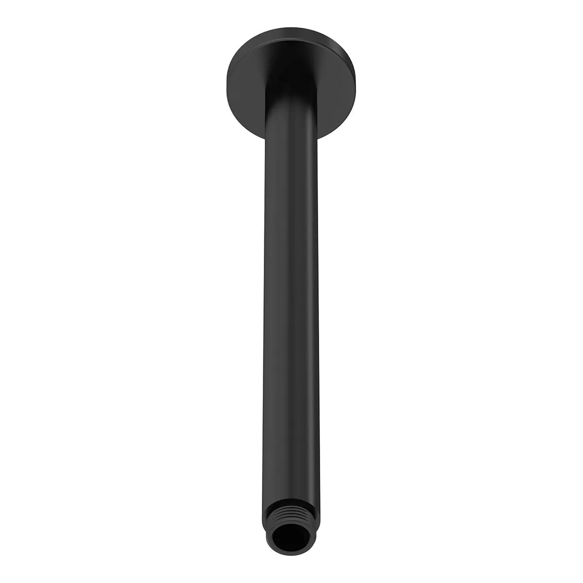 Hudson Reed Round Ceiling Arm in Matt Black