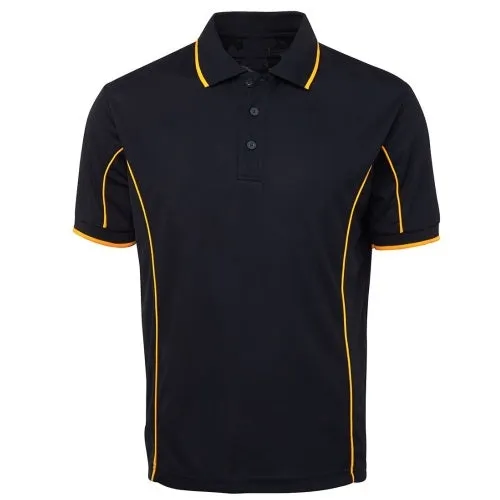 Malcom Side Stripe Polyester Polo Shirt