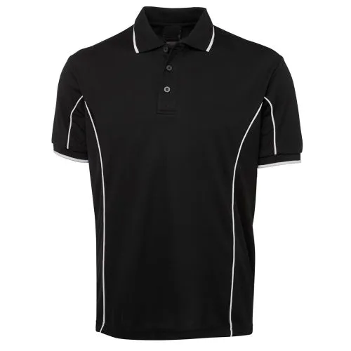 Malcom Side Stripe Polyester Polo Shirt