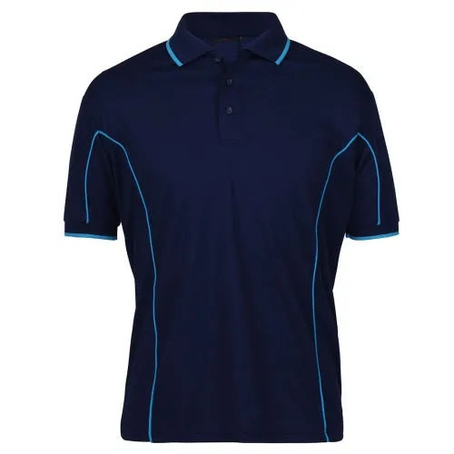 Malcom Side Stripe Polyester Polo Shirt