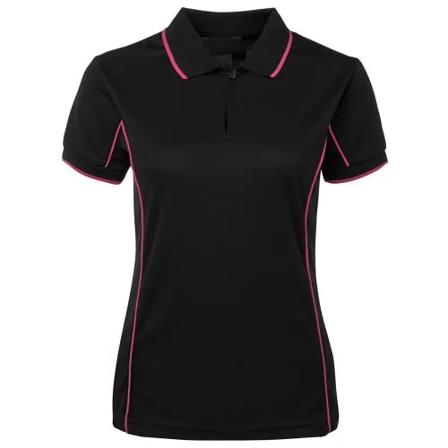 Malcom Side Stripe Polyester Polo Shirt