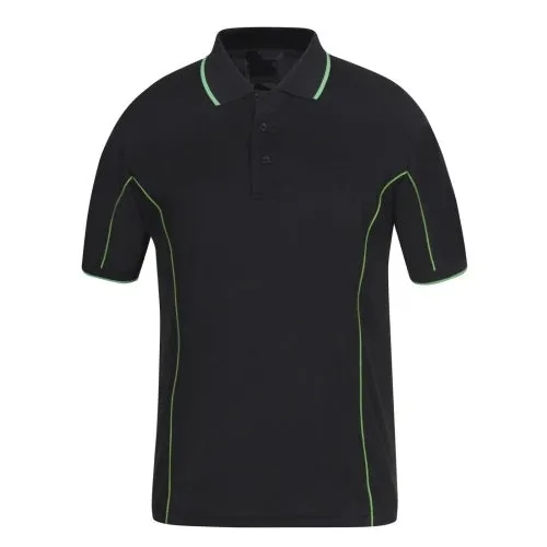 Malcom Side Stripe Polyester Polo Shirt