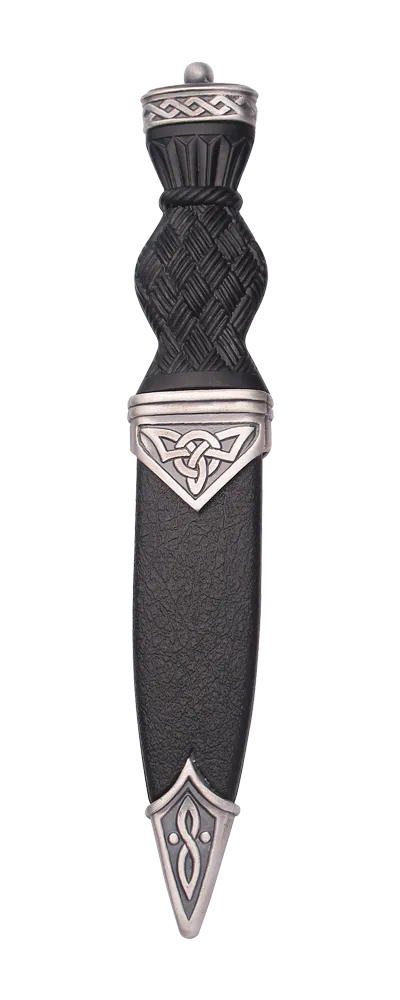 Matte Finish Celtic Sgian Dubh