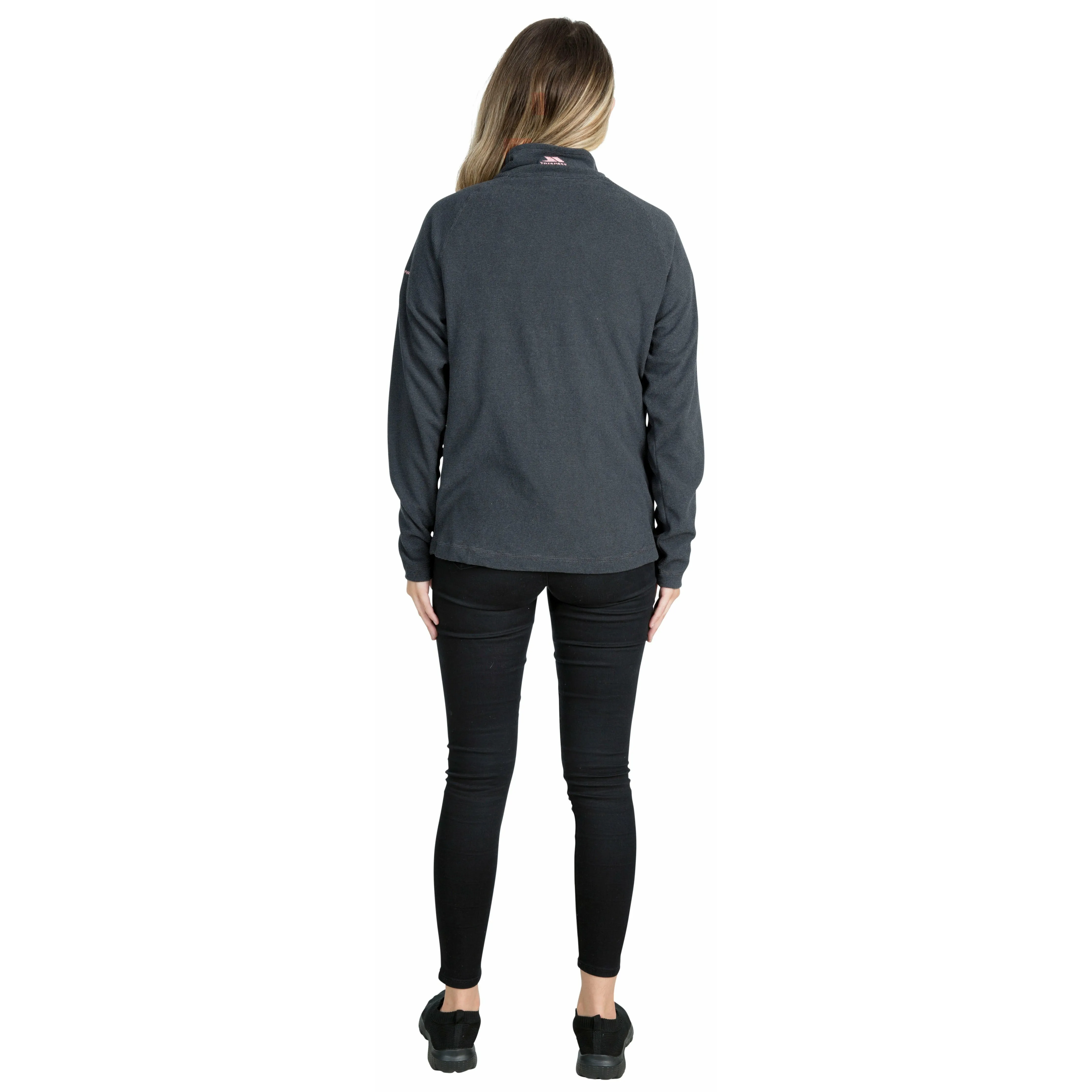 Meadows Womens 1/2 Zip Fleece in Charcoal