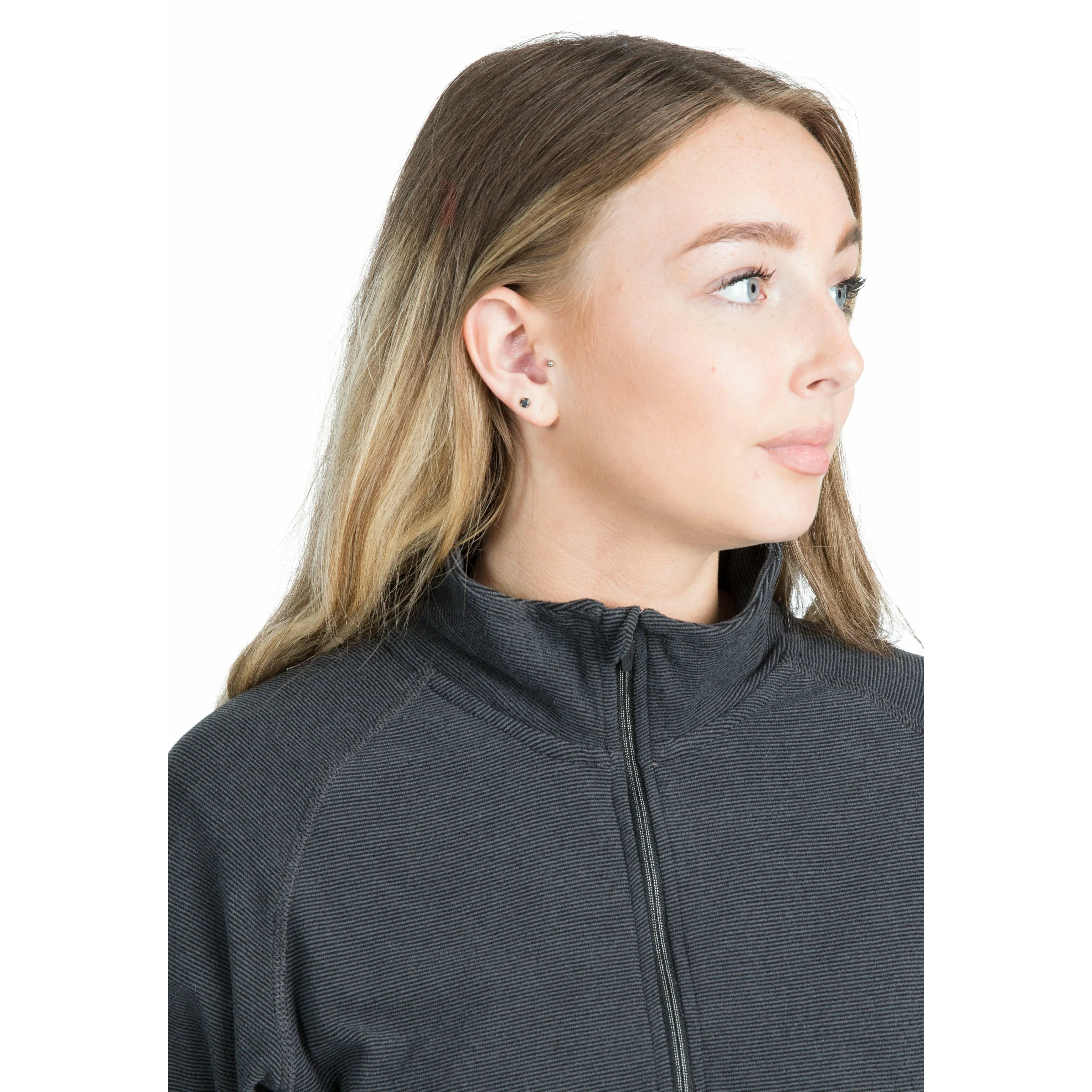 Meadows Womens 1/2 Zip Fleece in Charcoal