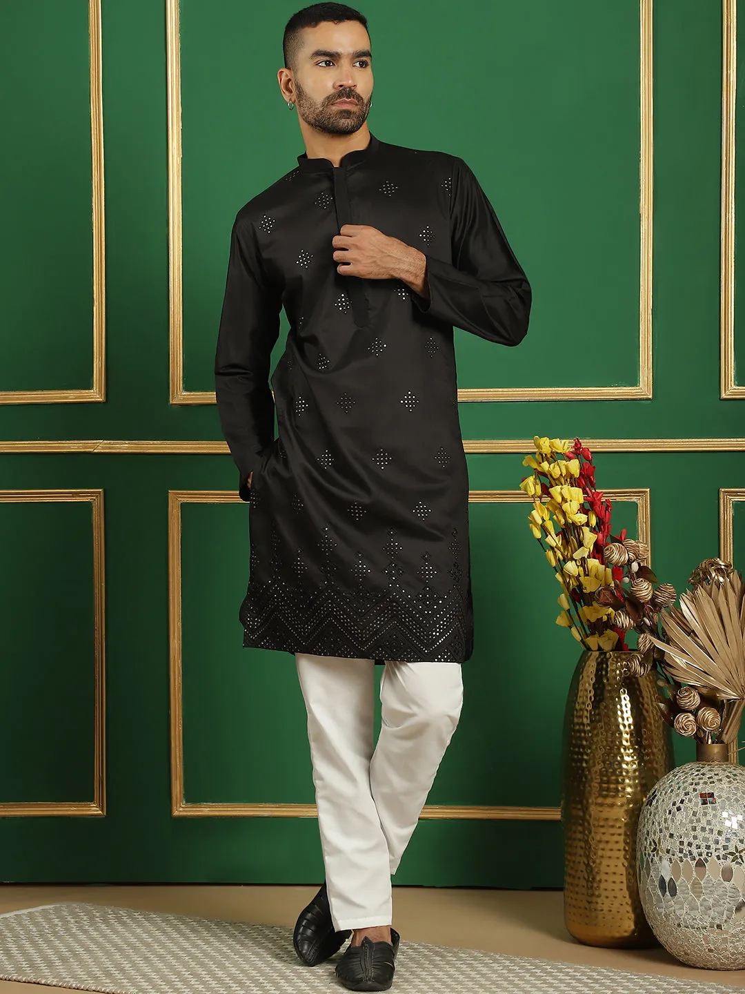 Men's Geometric Printed Kurtas