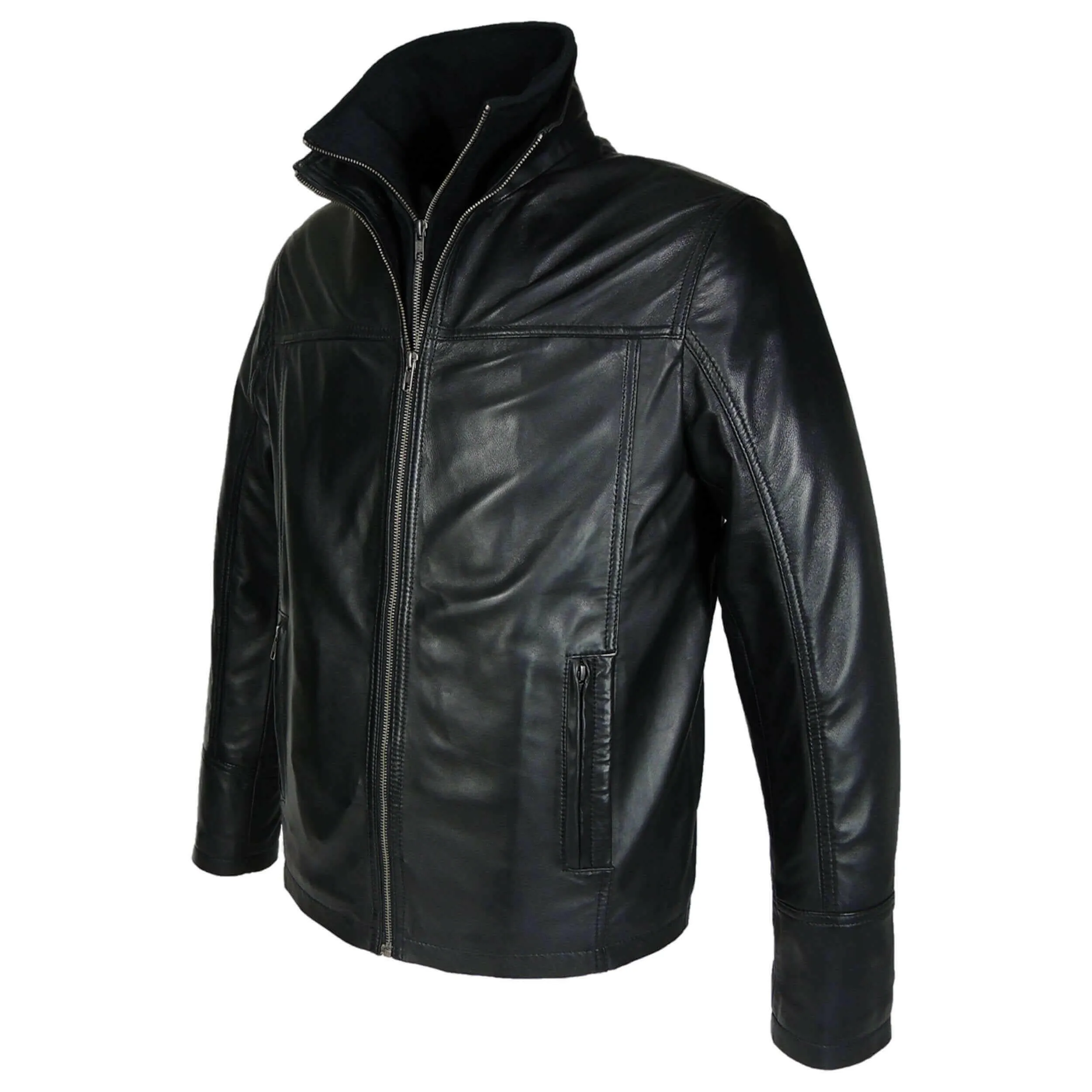 Mens Oxford Csaba Leather Jacket