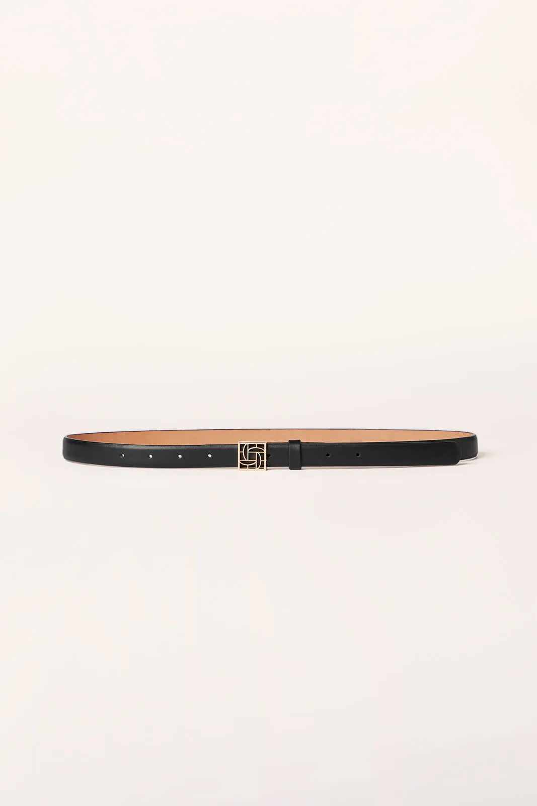 Monogram Belt Black