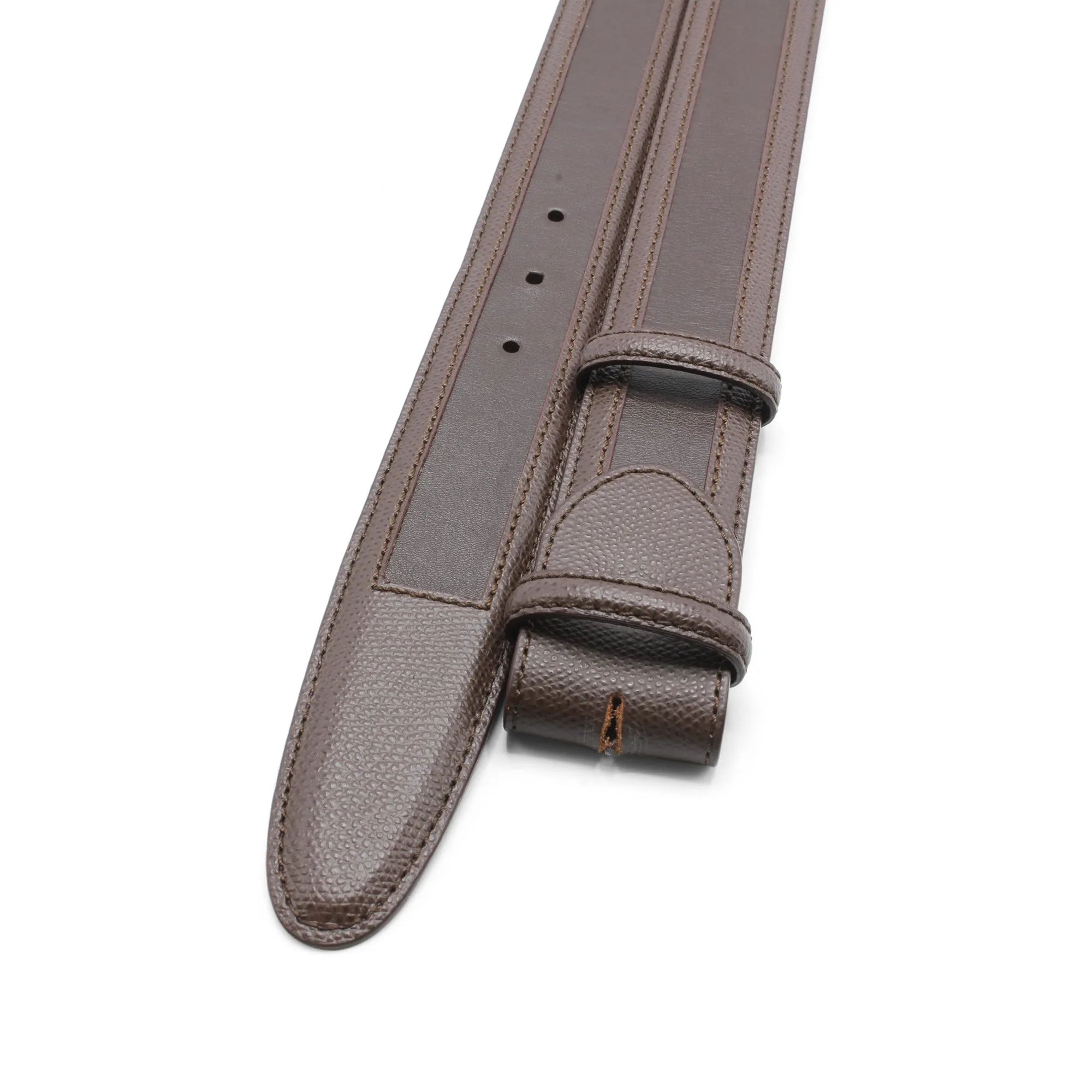 Nappa/Dauphin Mix Coltrane Belt Strap