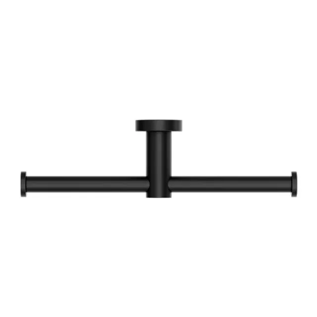 Nero Mecca Double Toilet Roll Holder Matte Black