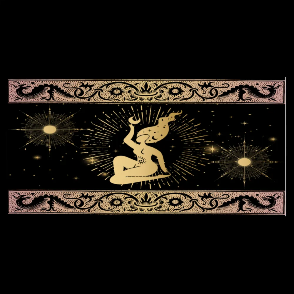 Premium PU Leather Mouse Pads | Non-Slip |Waterproof | Stylish & Durable | Celestial Wiccan Goddess