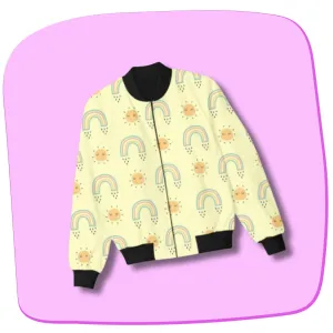 Rainbow yellow Kids Jacket